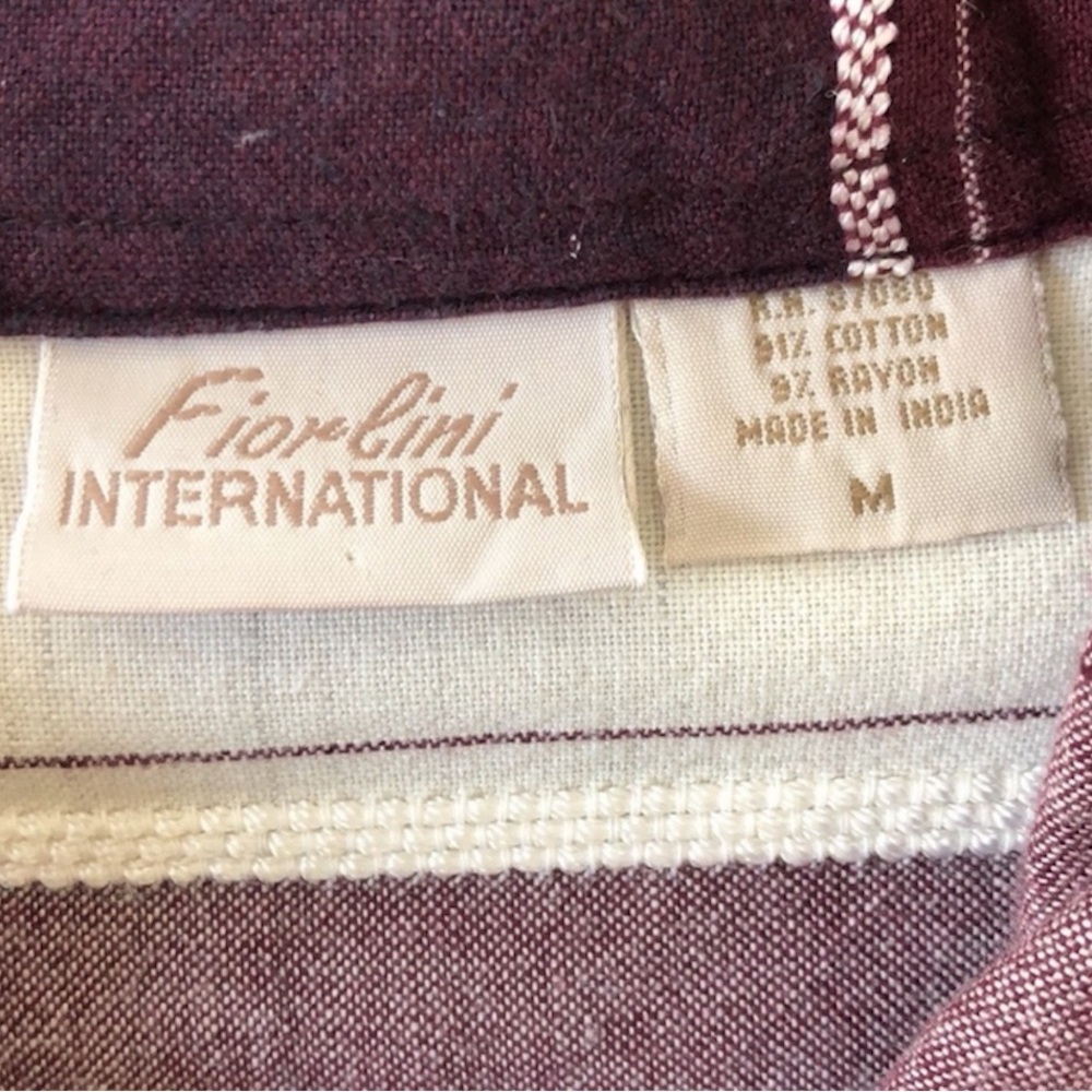 Fiorlini International Plaid Zip-Front Bomber Jacket in Black, White & Plum - Picture 5 of 5